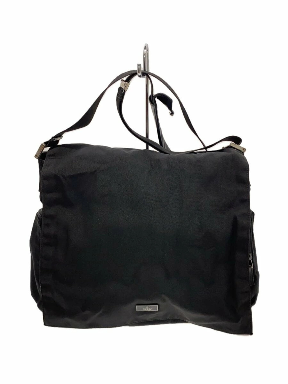 Gucci Shoulder Bag GG Canvas Black Animal